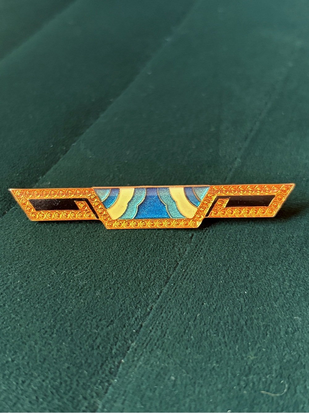 Vtg Pierre Bex Art Deco Brooch